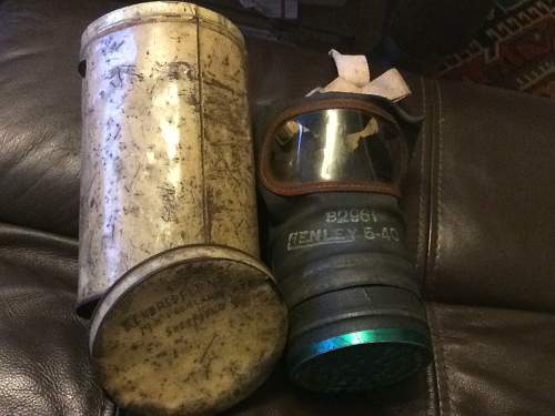 WW2 gas mask.