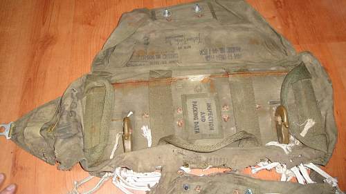 parachute bag found in a barn in the south of holland