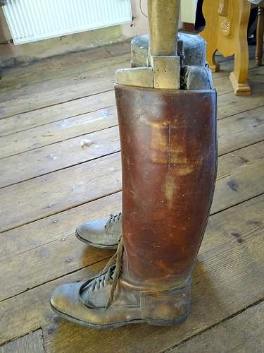 Officer's leather boots WWI