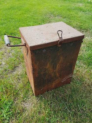 German ww2 crate from coastal fortress