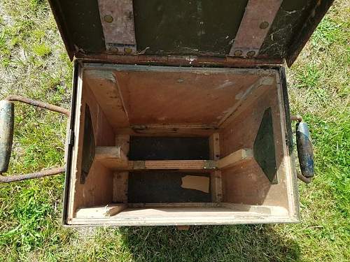 German ww2 crate from coastal fortress