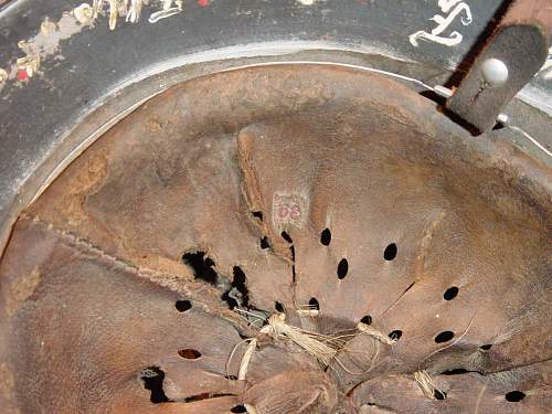 Camo helmet found in a Barn