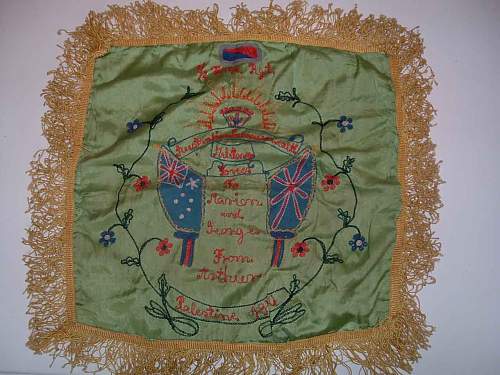 Australian Hand-Embroiderd Cover - Palestine 1940