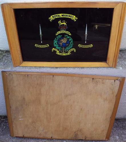 Royal Marines Tea tray