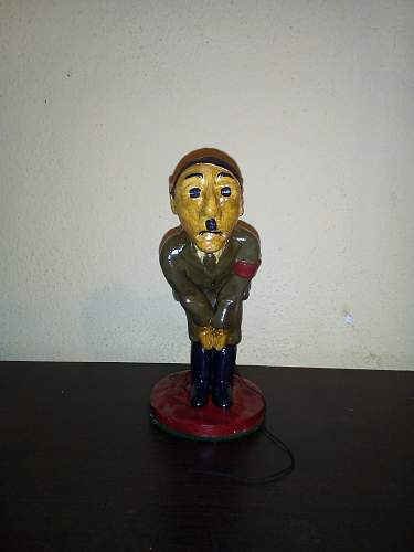 Strange pincushion of Hitler