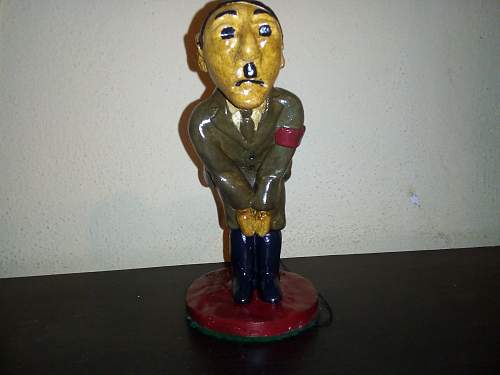 Strange pincushion of Hitler