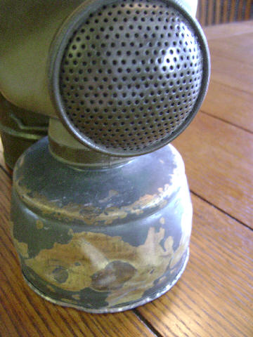 Italian T.35 Gas Mask and a ??? Gas Mask