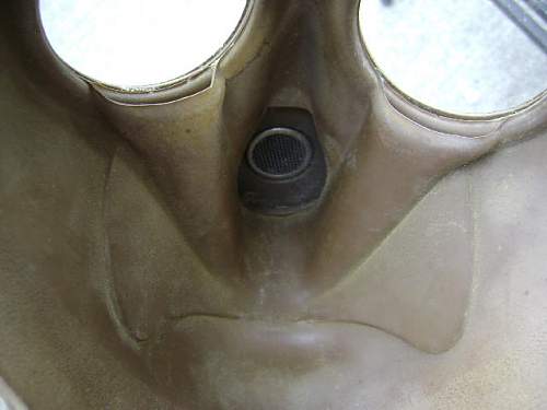 Italian T.35 Gas Mask and a ??? Gas Mask