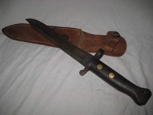 Old bayonet found in yard sale, WWI?