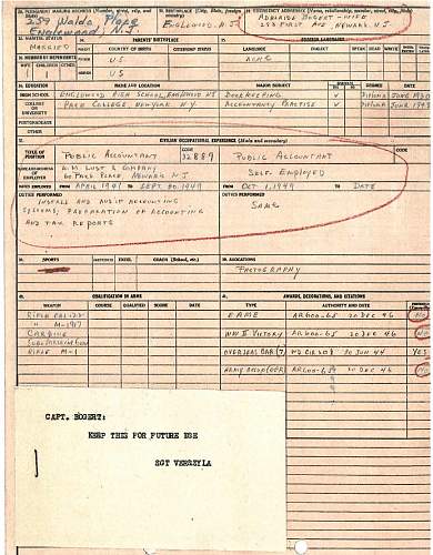 Grouping of Captain Edwin Bogert