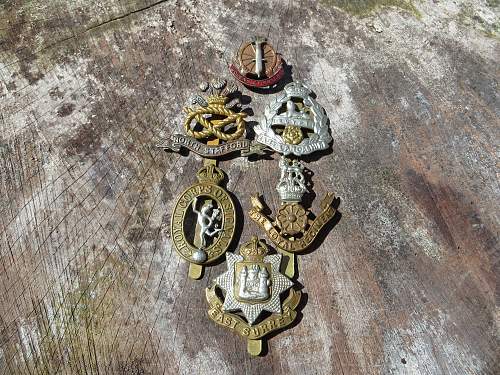 Some British cap badges