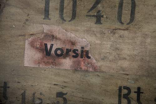 German table found in old German barracks