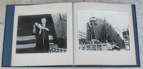 WWII Liberty Ship Launching Set - S.S. John Walker / Launched from Bethlehem Fairfield Shipyard, Inc Baltimore Md