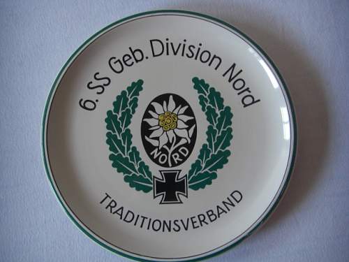 6. SS Geb. Division Nord platte post war