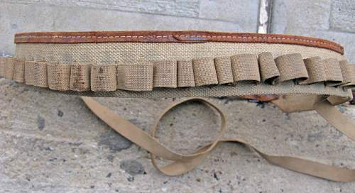Old Khaki Cartridge Belt Identification Needed