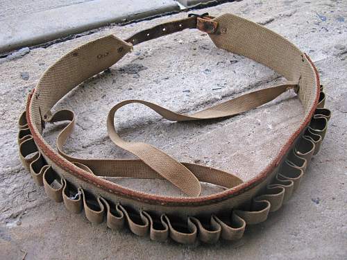 Old Khaki Cartridge Belt Identification Needed