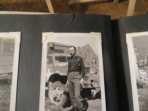 WWII US photo album pick up