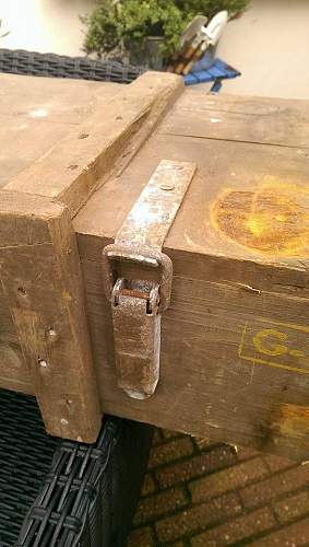 Unknown ammunition crate