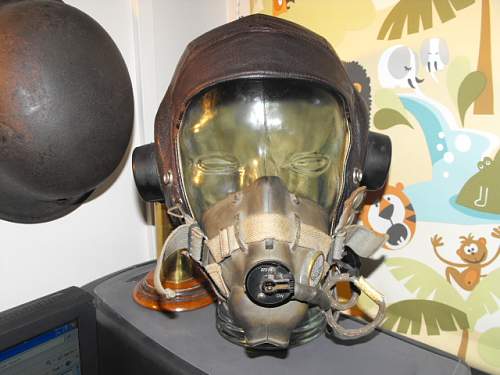 RAF flying helmet and mask found in army surplus shop!