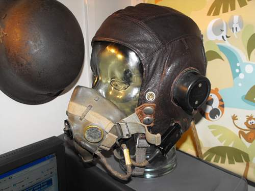 RAF flying helmet and mask found in army surplus shop!