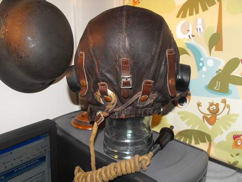 RAF flying helmet and mask found in army surplus shop!