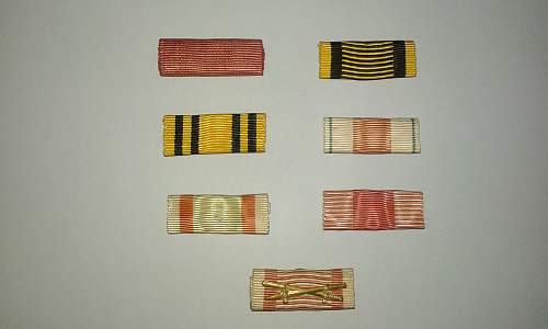 My kuk ribbon bar collection