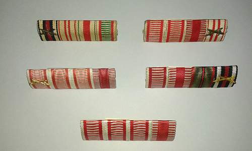 My kuk ribbon bar collection