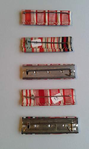 My kuk ribbon bar collection