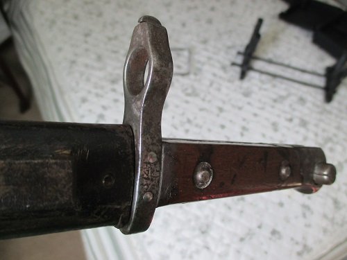 Model 1895 bayonet marked to 5E regiment