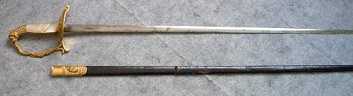 Austrian High Officials Sword