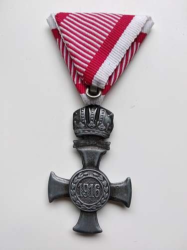 Austro-Hungarian cross, real or fake?