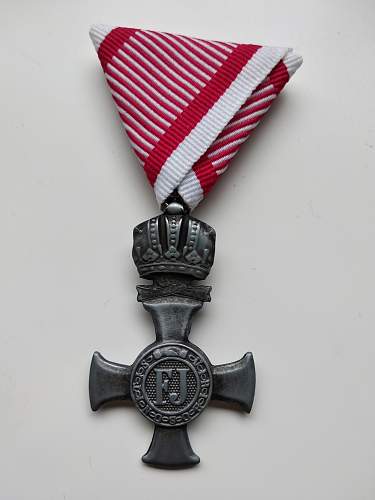 Austro-Hungarian cross, real or fake?