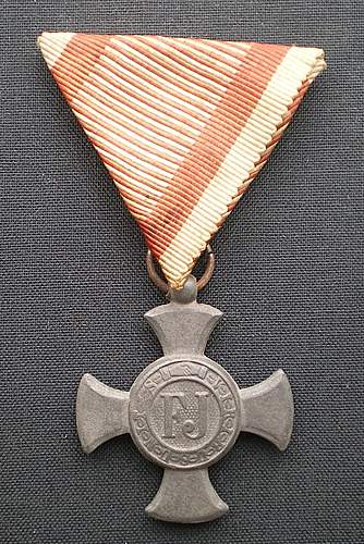 Austro-Hungarian cross, real or fake?