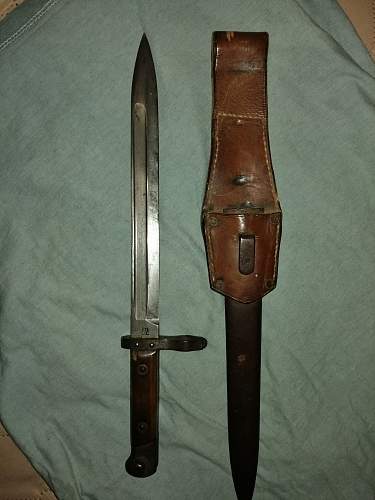 Mannlicher M95 bayonet?