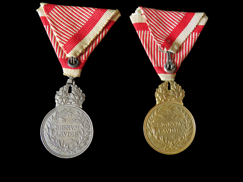 Couple Signum Laudis Medals