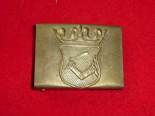 Austro-Hungarian belt buckle