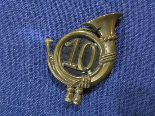 Ww1 austro hungarian shako jager horn badge ?