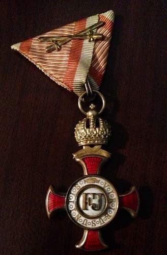 Cross for Military Merit, III class, by Vinzenz Mayer’s Söhne of Vienna