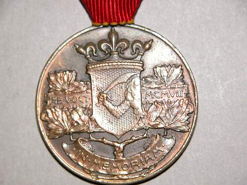Medal for the Annexation of Bosnia-Herzegovina (Bosnisch-Herzegowinische Erinnerungsmedaille), 1908