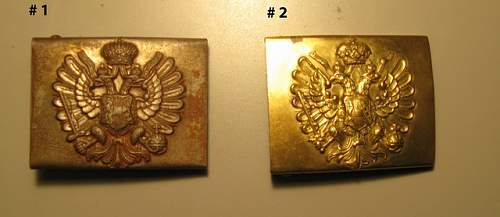 Imperial Austrian Belt Buckles