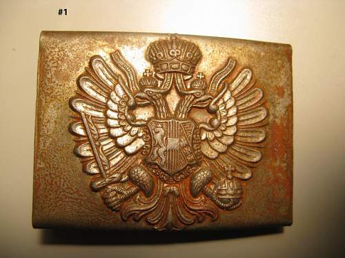 Imperial Austrian Belt Buckles