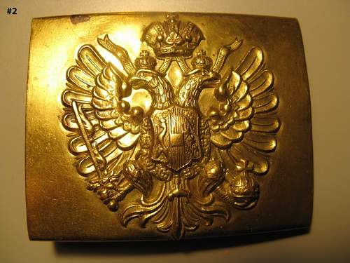 Imperial Austrian Belt Buckles