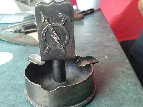 trench art ashtray