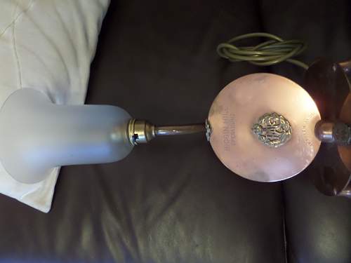 Interesting Biggin Hill Trench art lamp