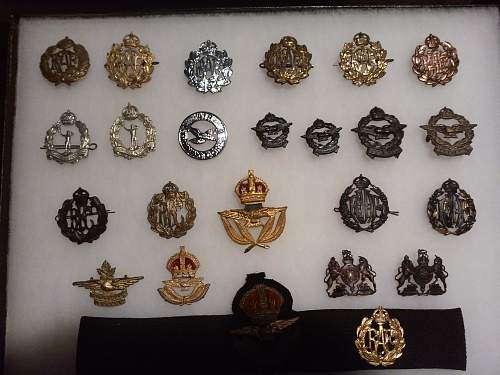 Commonwealth Aviation Cap and Collar Badges