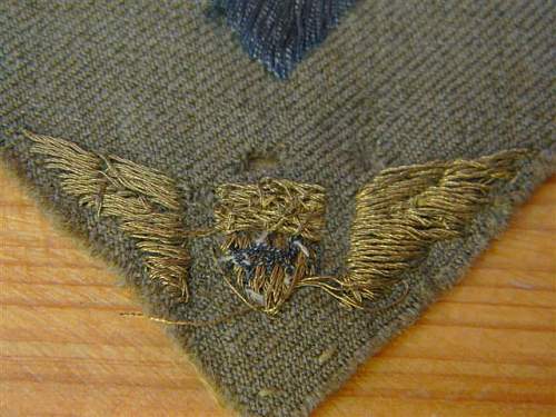 WWI Bullion Wing OS Chevrons