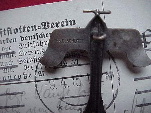 Ww 1 german plane sweetheart pin
