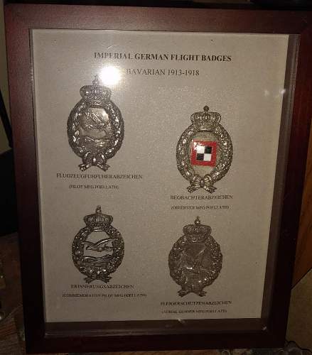 Imperial German Flight Badges