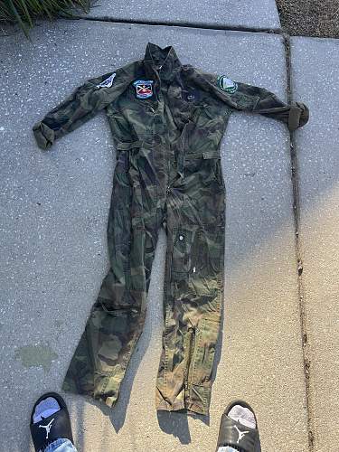 Son Tay Raiders and MIG destroyer flight suit