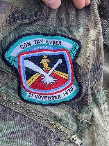 Son Tay Raiders and MIG destroyer flight suit